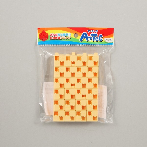 【77743】アーテックブロック 基本四角24PCSセットペールオレンジ
