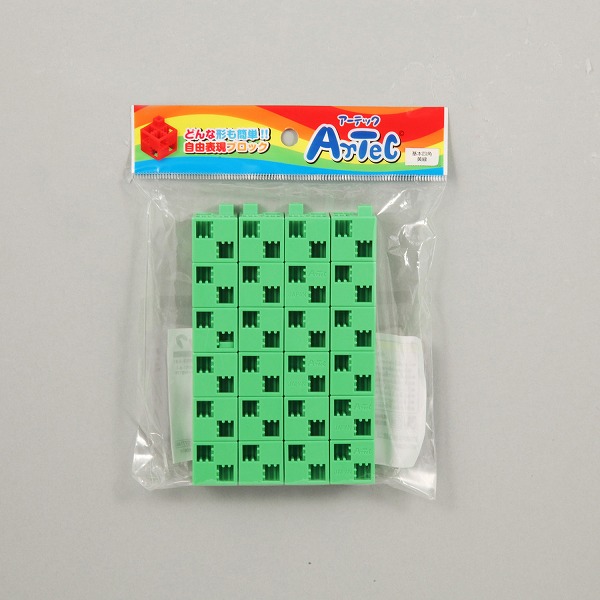 【77746】アーテックブロック 基本四角24PCSセット黄緑