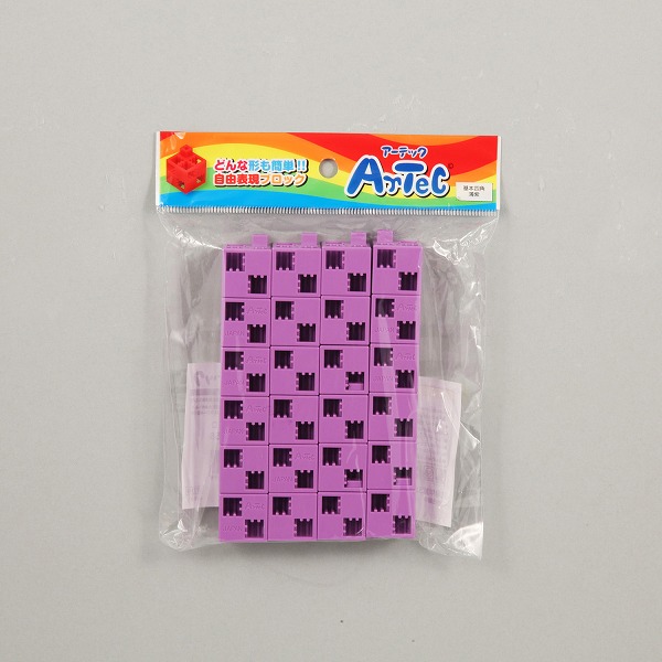 【77749】アーテックブロック 基本四角24PCSセット薄紫