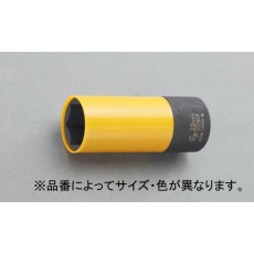 【EA164DV-121】1/2インチ DRx21mm ホイールナット用インパクトソケット(グレー)