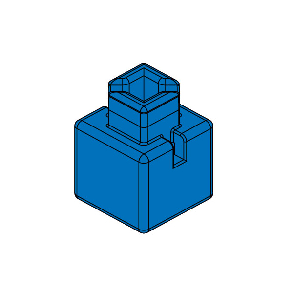 【77822】アーテックブロック ミニ四角 20pcsセット 青
