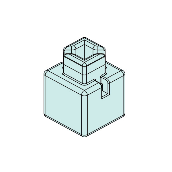 【77824】アーテックブロック ミニ四角 20pcsセット 薄水