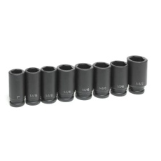 【EA164EL-4】3/4インチ DR/1インチ -1・1/2インチ 8個組インパクトディープソケット