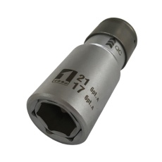 【EA164VB-21】1/2インチ DR/17x21mm インパクトダブルソケット