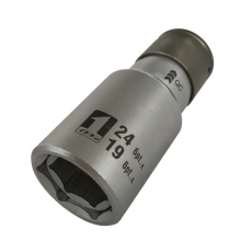 【EA164VB-22】1/2インチ DR/19x24mm インパクトダブルソケット