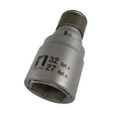 【EA164VB-24】1/2インチ DR/27x32mm インパクトダブルソケット