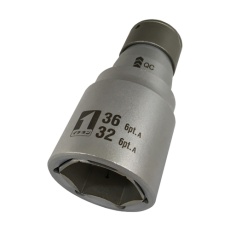【EA164VB-25】1/2インチ DR/32x36mm インパクトダブルソケット