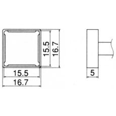 【EA304AG-38】15.5x15.5mm 交換用こて先(クワッド型)