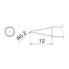 【EA304AG-5】R0.2mm 交換用こて先