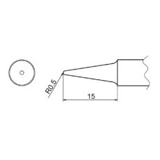 【EA304AP-3】R0.5mm 交換用こて先(EA304AP用)