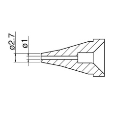 【EA323MA-32】φ1.0/φ2.7mm 交換ノズル(EA323MA-2用)