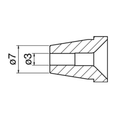 【EA323MA-37】φ3.0/φ7.0mm 交換ノズル(EA323MA-2用)
