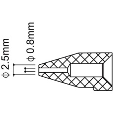 【EA323MB-13】φ0.8/φ2.5mm 交換ノズル(EA323MB-1/2用)