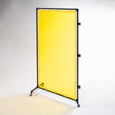 【EA334BH-20Y】1000×2150mm 溶接作業フェンスセット(黄色)