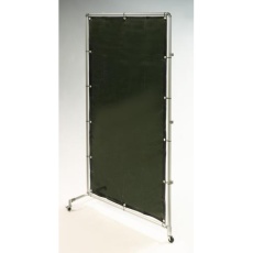 【EA334BR-20G】1000×2000mm 溶接作業フェンスセット(ダークグリーン)