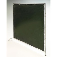【EA334BS-20G】2000×2000mm 溶接作業フェンスセット(ダークグリーン)