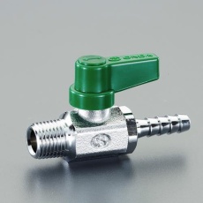 【EA425AJ-58】R 3/8インチ x 10.5mm ミニボールバルブ(ホースニップル付)