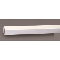 【EA440HD-20】20×20mm×1m アルミ角パイプ(シルバー/2本)