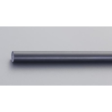 【EA441EA-9B】φ 9.0×500mm 硬質PVC丸棒(黒)