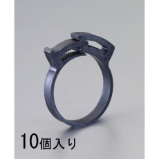 【EA463SD-42】38.0-41.5mm ホースクランプ(ナイロン製/ギア式/10個)