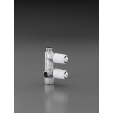 【EA468BN-102】Rc1/2インチ 分岐止水栓(2ハンドル)