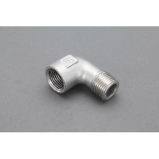 【EA469AP-6A】Rc 3/4インチ x R 3/4インチ ストレートエルボ(ステンレス製)