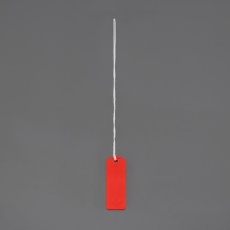 【EA475HD-22】15×41mm 線名札(角形/赤/20枚)