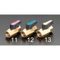 【EA496EA-13】NPT1/8インチ xNPT1/8インチ ボールバルブ(黄)