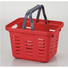 【EA505AS-22】310×249×209mm/10L バスケット(赤/4個)
