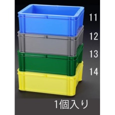 【EA506AF-14】361×272×126mm/8.8L コンテナ(イエロー)