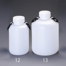 【EA508AJ-13B】φ305x450mm/20L 広口ポリ容器(中蓋付/4個)