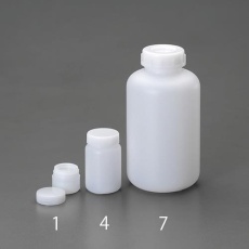 【EA508AJ-1B】φ 37x 35mm/20ml 広口ポリ容器(中蓋付/10コ)