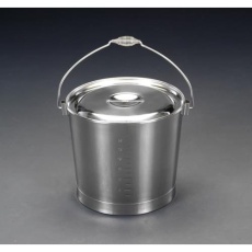【EA508S-12】10L バケツ・ふた付(ステンレス製)