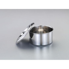 【EA508SG-42】φ120× 77mm/0.90L 浅型ポット(ステンレス製)