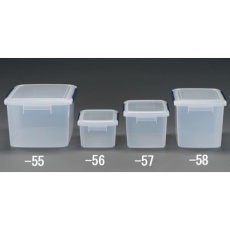 【EA508TC-57】241×331×190mm/9.8L 密閉保存容器(PP製)