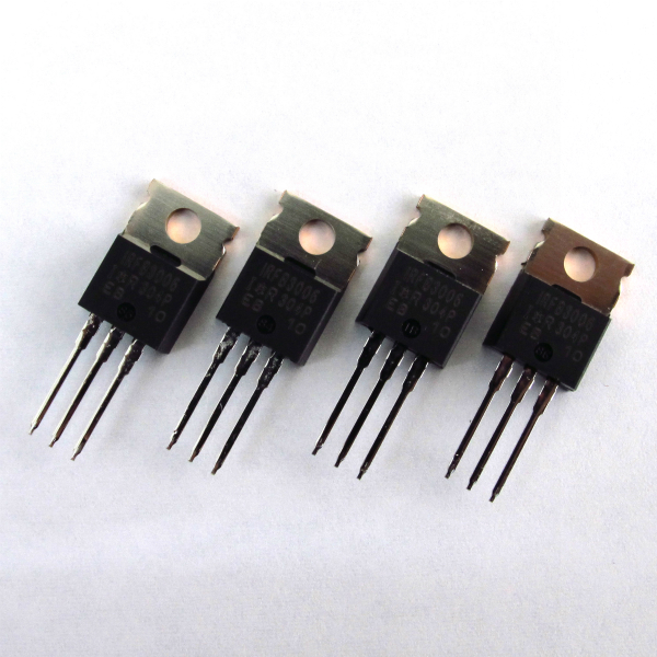 【LV2-SPPM-OP1】パワーアンプ回路遮断用FETセット IRFB3006 4個
