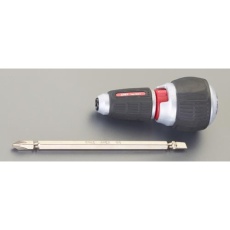 【EA564AK-10】#2x6.0mm[+ -]ラチェットドライバー(差替式)
