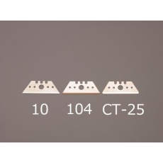 【EA589CT-25】50×19×0.63mm カッターナイフ替刃(10枚)