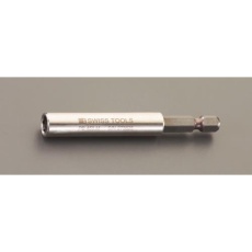 【EA611AX-52】1/4”Hex×75mm ビットホルダー(マグネット付)
