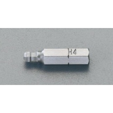 【EA611BK-2.5】2.5x25mm[Ball Hexagon]ドライバービット