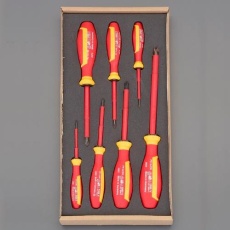 【EA612TA-49】7本組[+ Pozi]ドライバー(絶縁)