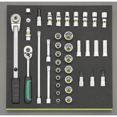【EA612TB-4】3/8”DR ソケットレンチセット