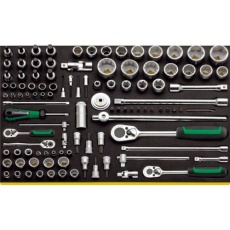 【EA612TF-5】1/4”DR・3/8”DR・1/2”DR ソケットレンチセット