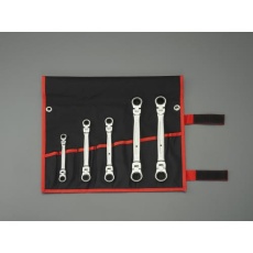 【EA614HS】5本組 ラチェットメガネレンチ(首振型)