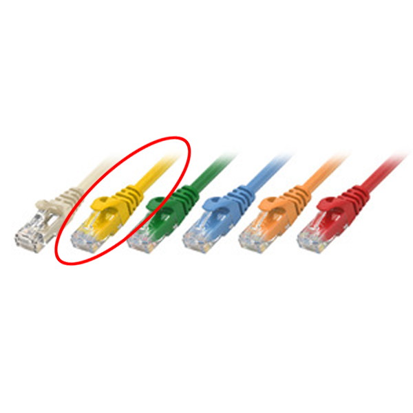 【GH-CBE6-20MY】カテゴリー6 LANケーブル 20m イエロー