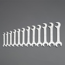 【EA615GC】12本組/8-19mm 両口スパナセット(薄型)