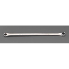 【EA616CE-8A】19x21mm/420mm 両口めがねレンチ(ストレート型)