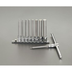 【EA617GT-250】1/2”DR/4-19mm/100mm[”HEX]ビットソケットセット