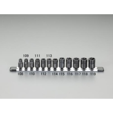 【EA618JM-119】3/8”DRx19mm トルネードソケット