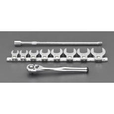 【EA618TK】1/2”DR クローフットレンチセット